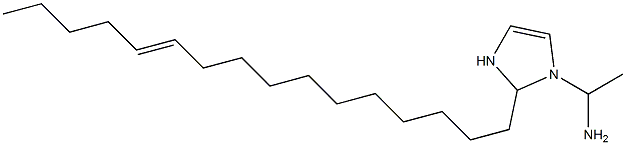 1-(1-Aminoethyl)-2-(11-hexadecenyl)-4-imidazoline Struktur