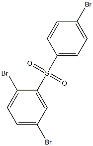 2,5-Dibromophenyl 4-bromophenyl sulfone Struktur