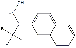 N-[2,2,2-Trifluoro-1-(2-naphtyl)ethyl]hydroxylamine Struktur