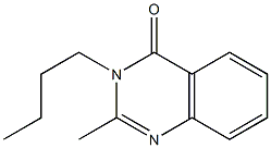 2-Methyl-3-butyl-3,4-dihydroquinazoline-4-one Struktur