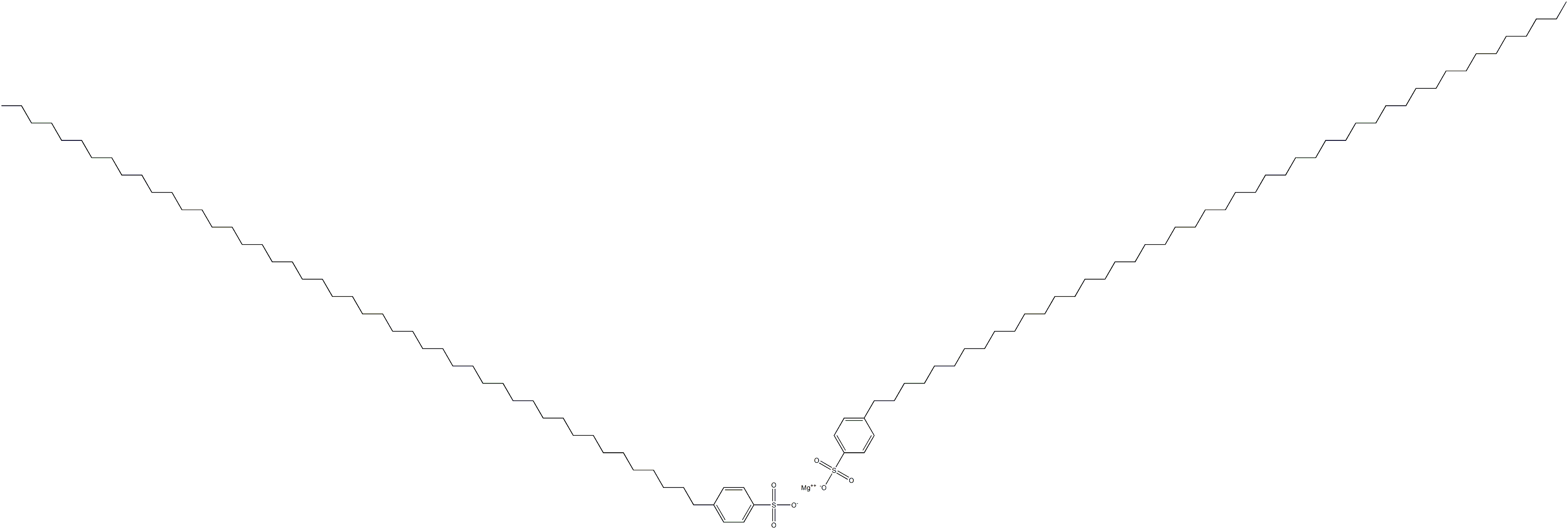 Bis[4-(heptatetracontan-1-yl)benzenesulfonic acid]magnesium salt Struktur