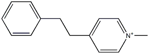 1-Methyl-4-phenethylpyridinium Struktur