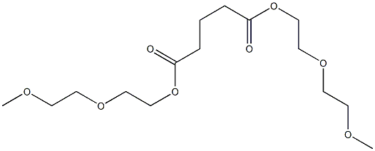 Pentanedioic acid bis[2-(2-methoxyethoxy)ethyl] ester Struktur