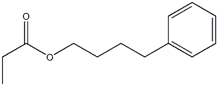 Propanoic acid 4-phenylbutyl ester Struktur