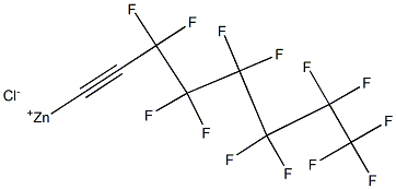 Tridecafluoro-1-octynylzinc chloride Struktur