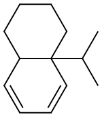 1,2,3,4,4a,8a-Hexahydro-4a-isopropylnaphthalene Struktur