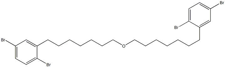 2,5-Dibromophenylheptyl ether Struktur