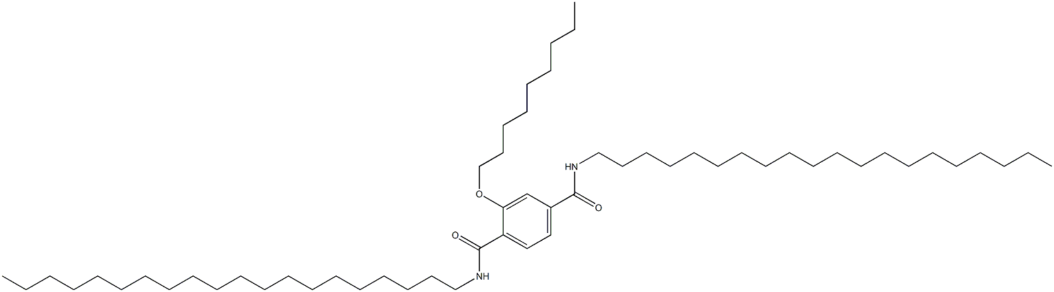 2-(Nonyloxy)-N,N'-diicosylterephthalamide Struktur