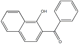 2-Benzoylnaphthalene-1-ol Struktur