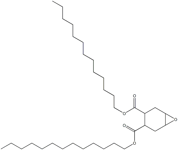 7-Oxabicyclo[4.1.0]heptane-3,4-dicarboxylic acid ditridecyl ester Struktur