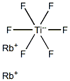 Rubidium hexafluorotitanate(IV) Struktur