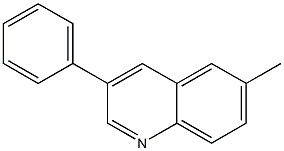 3-Phenyl-6-methylquinoline Struktur