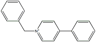 4-Phenyl-1-benzylpyridinium Struktur