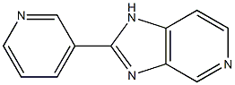 2-(3-Pyridinyl)-1H-imidazo[4,5-c]pyridine Struktur