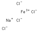 Sodium iron(III) chloride Struktur