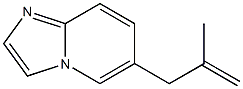 6-(2-Methylenepropyl)imidazo[1,2-a]pyridine Struktur