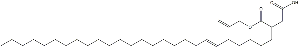 3-(6-Hexacosenyl)succinic acid 1-hydrogen 4-allyl ester Struktur