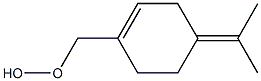 p-Mentha-1,4(8)-dien-7-yl hydroperoxide Struktur