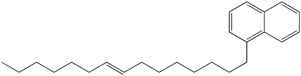 1-(8-Pentadecenyl)naphthalene Struktur