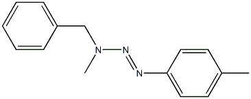 1-(4-Methylphenyl)-3-benzyl-3-methyltriazene Struktur