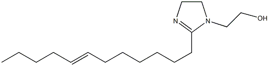 2-(7-Dodecenyl)-2-imidazoline-1-ethanol Struktur