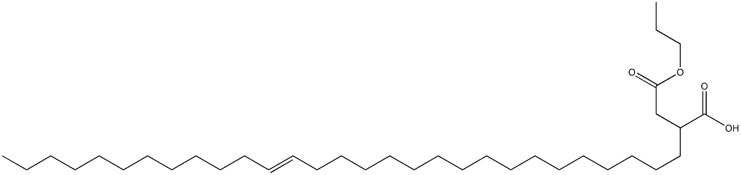 2-(17-Nonacosenyl)succinic acid 1-hydrogen 4-propyl ester Struktur