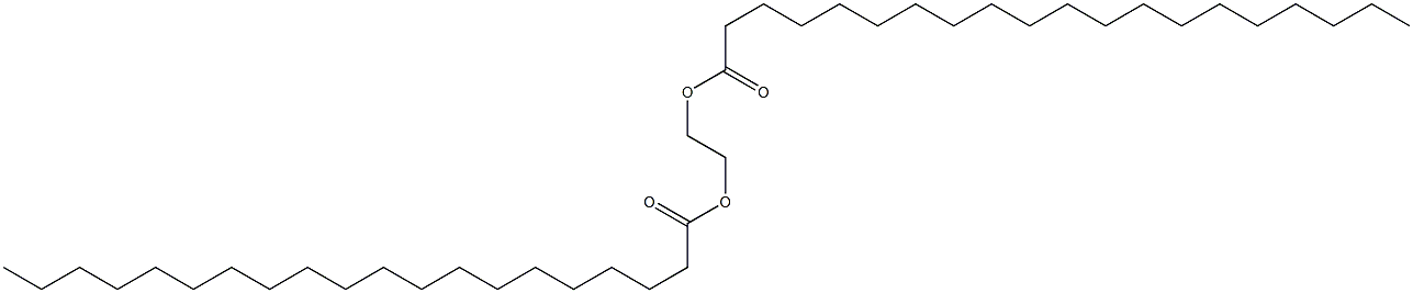 Diicosanoic acid 1,2-ethanediyl ester Struktur