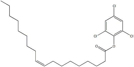 (9Z)-9-Octadecenoic acid 2,4,6-trichlorophenyl ester Struktur