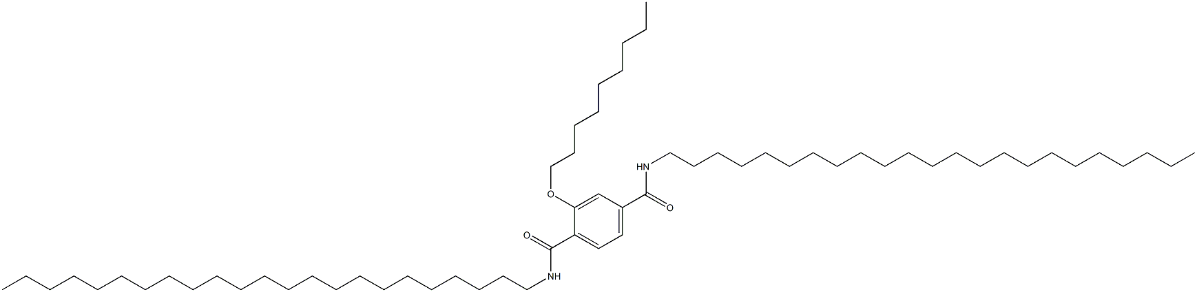 2-(Nonyloxy)-N,N'-ditricosylterephthalamide Struktur