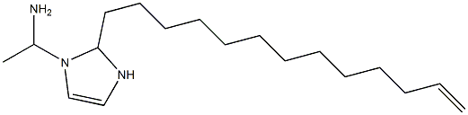 1-(1-Aminoethyl)-2-(12-tridecenyl)-4-imidazoline Struktur