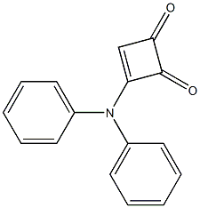 3-Diphenylamino-3-cyclobutene-1,2-dione Struktur