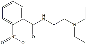 N-[2-(Diethylamino)ethyl]-2-nitrobenzamide Struktur