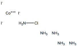 Chloropentamminecobalt(III) iodide Struktur