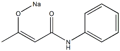 N-Phenyl-3-(sodiooxy)-2-butenamide Struktur