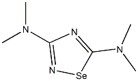 3,5-Bis(dimethylamino)-1,2,4-selenadiazole Struktur