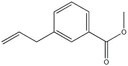 3-(2-Propenyl)benzoic acid methyl ester Struktur