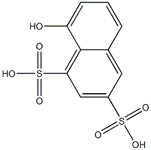 8-Hydroxy-1,3-naphthalenedisulfonic acid Struktur