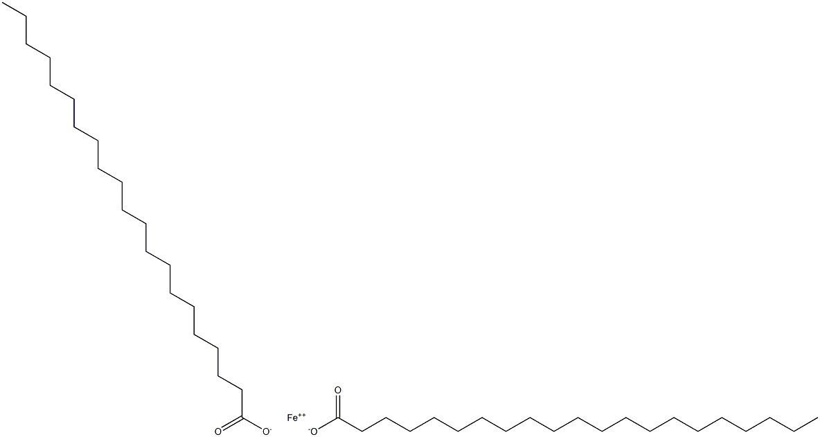 Dihenicosanoic acid iron(II) salt Struktur