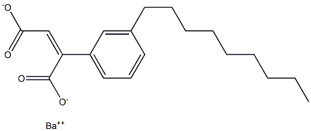 2-(3-Nonylphenyl)maleic acid barium salt Struktur