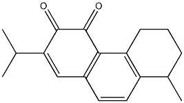 5,6,7,8-Tetrahydro-2-isopropyl-8-methylphenanthrene-3,4-dione Struktur