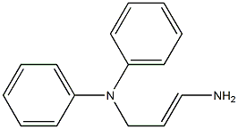 N,N-Diphenyl-2-propene-1,3-diamine Struktur