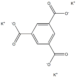 1,3,5-Benzenetricarboxylic acid tripotassium salt Struktur