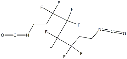 3,3,4,4,5,5,6,6-Octafluorooctane-1,8-diyldi(isocyanate) Struktur