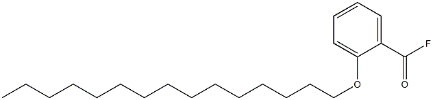 2-(Pentadecyloxy)benzoyl fluoride Struktur