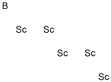 Pentascandium boron Struktur