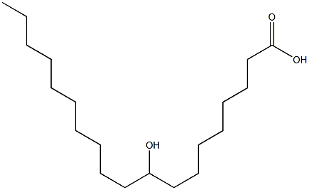 9-Hydroxynonadecanoic acid Struktur