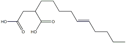 7-Dodecene-1,2-dicarboxylic acid Struktur