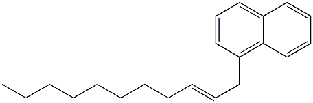 1-(2-Undecenyl)naphthalene Struktur