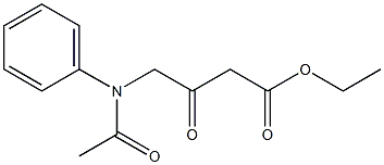 4-(Phenylacetylamino)-3-oxobutyric acid ethyl ester Struktur