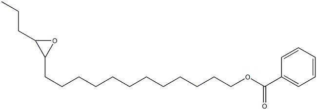 Benzoic acid 13,14-epoxyheptadecan-1-yl ester Struktur